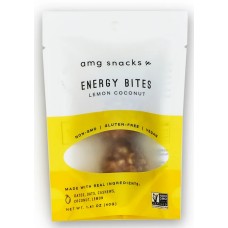 AMG Snacks Handmade Energy Bites - Lemon Coconut BEST BY JULY 16, 2023 - 40% OFF!