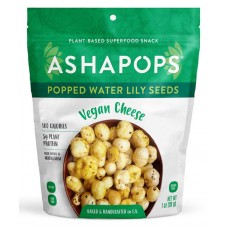 AshaPops Popped Water Lily Seed Snacks - Vegan Cheese flavor - TEMPORARILY OUT