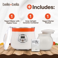 belle+bella YoMagic 1-Quart Automatic Vegan Yogurt Maker Package - 15% OFF! belle+bella YoMagic 1-Quart Automatic Vegan Yogurt Maker Package - 15% OFF!
