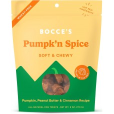 Bocce's Bakery Wheat-Free Pumpk'n Spice DOG TREATS (6 oz.) - TEMPORARILY OUT