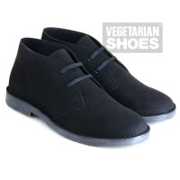 Vegetarian Shoes New Bush Boot 2 Black (men's & women's) - Made in Portugal