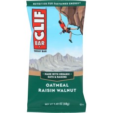 Clif Bar Sustained Energy & Protein Bar - Oatmeal Raisin Walnut BEST BY 4/19/26 - 55% OFF!