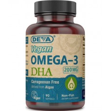 Deva Nutrition Vegan Omega-3 DHA Softgels - 10% OFF!