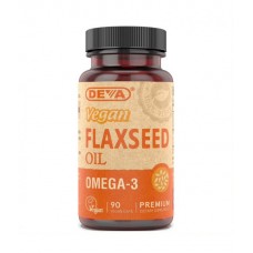 Deva Nutrition Organic Vegan Flaxseed Oil Capsules (Omega-3 EFA) - 10% OFF!