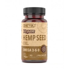 Deva Nutrition Organic Hemp Oil Omega 3-6-9 Capsules