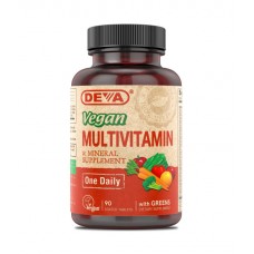 Deva Nutrition Vegan Multivitamin & Mineral with Greens - 15% OFF!