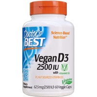 Doctor's Best High Potency Vegan Vitamin D3 (2500 IU) - 10% OFF!