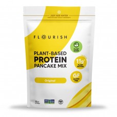 Flourish Plant-Based Protein Pancake Mix - Original (16 oz. bag) - Just add water - 10% OFF!