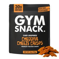 Gym Snack Cheddar Cheeze Protein Crisps - 30g protein per bag!