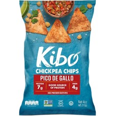 Kibo Chickpea Chips - Pico de Gallo (4 oz. bag) - back in stock!