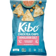 Kibo Chickpea Chips - Himalayan Salt (4 oz. bag) - back in stock!