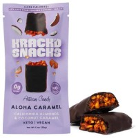 Krack'd Snacks Candy Bar - Dark Chocolate Aloha Caramel - 15% OFF!