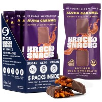 Krack'd Snacks Candy Bar - Vegan Milk Chocolate Aloha Caramel (1 BAR) - 25% OFF! Krack'd Snacks Candy Bar - Vegan Milk Chocolate Aloha Caramel (1 BAR) - 25% OFF!
