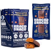 Krack'd Snacks Candy Bar - Vegan Milk Chocolate Peanut Butter Caramel Crunch (1 BAR) - 25% OFF! Krack'd Snacks Candy Bar - Vegan Milk Chocolate Peanut Butter Caramel Crunch (1 BAR) - 25% OFF!