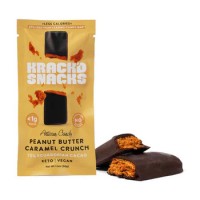 Krack'd Snacks Candy Bar - Dark Chocolate Peanut Butter Caramel Crunch - 20% OFF!