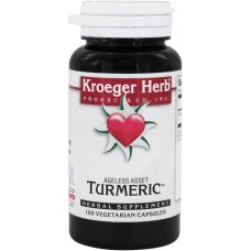 Kroeger Herb Turmeric Supplement (100 vegan capsules) - 10% OFF!