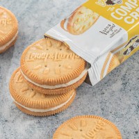 Lenny & Larry's Complete Cremes Sandwich Cookies - Vanilla (pack of 6 cookies)