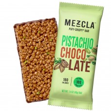 Mezcla Puff-Crispy Gluten-Free Protein Bar - Pistachio Chocolate BEST BY 4/20/26 - 50% OFF!