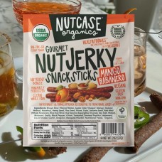 Nutcase Organics Nut Jerky Snack Sticks - Organic Mango Habanero - 10% OFF!