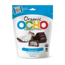 OCHO Organic Dark Chocolate Coconut Minis (3.5 oz. bag) BEST BY JAN. 9, 2024 - 25% OFF!