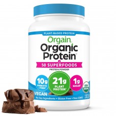 Orgain Organic Protein Powder with Superfoods - Creamy Chocolate Fudge (2.02 lbs.) - 20% OFF!