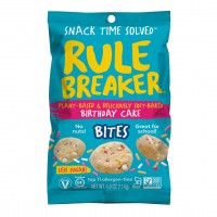 Rule Breaker Snacks Birthday Cake Bites (4 oz. bag) - a healthier treat! - 10% OFF!