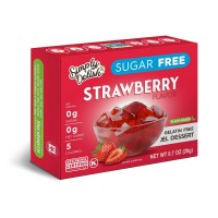 Simply Delish Sugar-Free Plant-Based Jel Dessert - Strawberry
