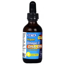 Deva Nutrition Vegan Liquid Omega-3 DHA-EPA (Lemon Flavor)
